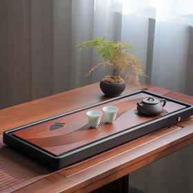 祥福归宁茶盘 现代纯天然高端家用干泡台茶台茶具托盘茶海茶几茶盘