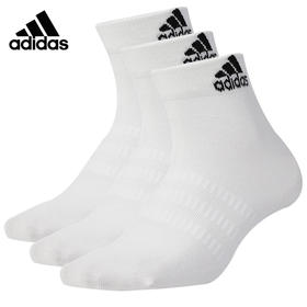 Adidas/阿迪达斯男袜女袜夏季三双装运动袜中筒休闲袜子DZ9435