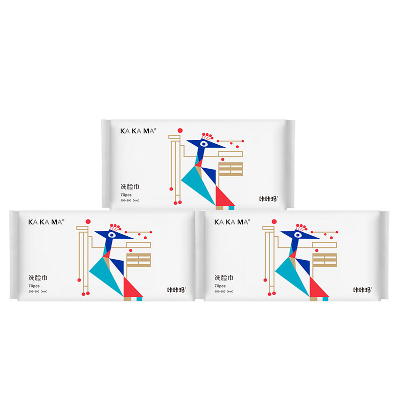 【咔咔玛】加厚珍珠孔雀款柔软洗脸巾