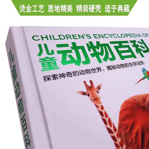 儿童动物百科全书动物大世界 动物王国小学生百科普大全书籍儿童百科全书7-10-14岁少儿儿童科学课外阅读  精装大开本 商品图2