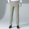 圣得西四面弹易打理休闲裤夏季商务修身直筒凉感裤子男长裤薄2322913001 商品缩略图1