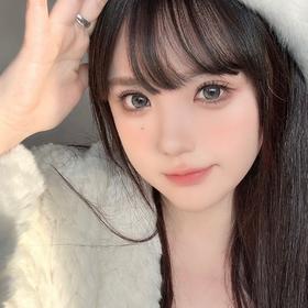 Mliilens【芝麻雪山】芝麻黑灰配色 纯欲水光眼