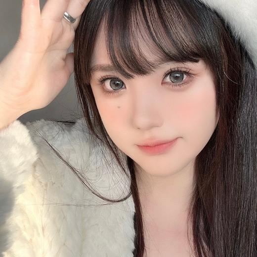 Mliilens【芝麻雪山】芝麻黑灰配色 纯欲水光眼 商品图0