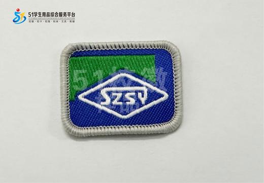 通版深圳实验学校织唛校徽礼服布标姓名字贴章可缝可烫现货现发51 商品图3