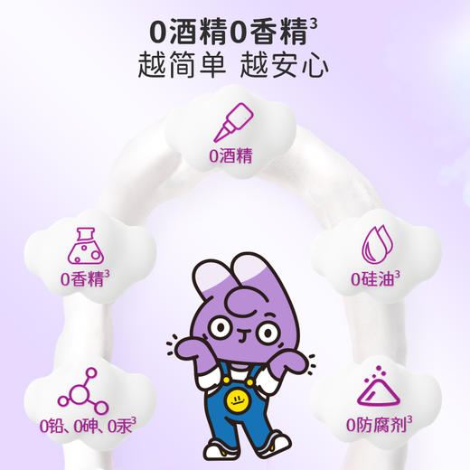 洁芙柔葡泰无醇儿童免洗洗手液50ml 商品图3