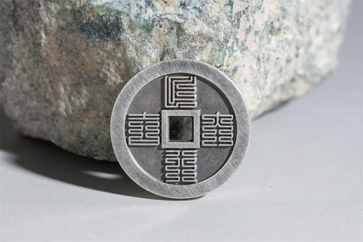 矩德泉坊 纯银手作  福星高照出行大吉九叠篆（2.9厘米版）626 商品图4