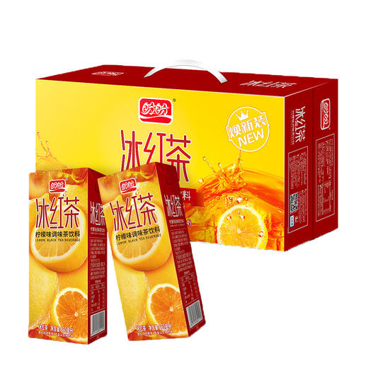 「整箱24盒装」盼盼冰红茶饮料250ml*24盒整箱 柠檬调味茶饮料饮品 商品图4