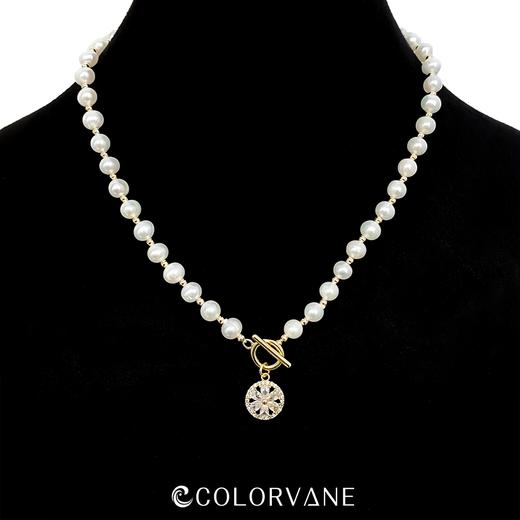 colorvane铜合金项链[夏日星河]小众设计百搭简约气质女神项链OT扣【配备证书】 商品图1