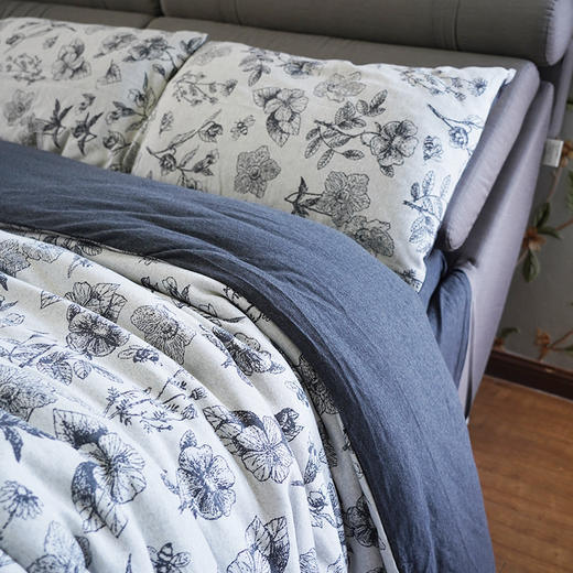 【助农】银鹏汉棉针织全棉提花四件套（配原面料抽绳包装袋） 商品图0