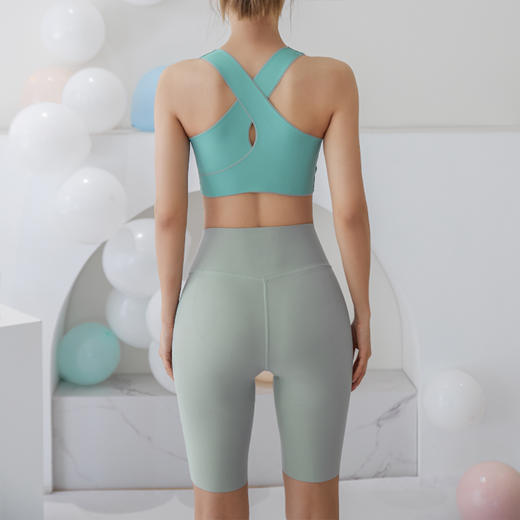 VOVOS无痕点胶科技提臀五分骑士裤VDK8016 商品图6