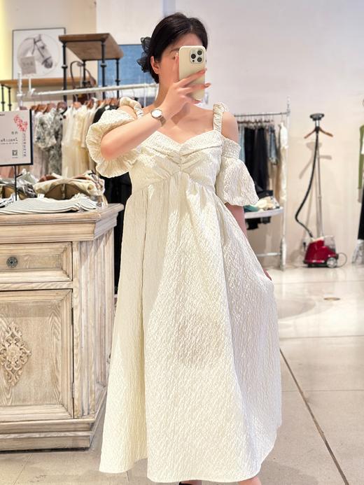 【门店同款】夏季小众设计感复古泡泡袖连衣裙 150713444 商品图0
