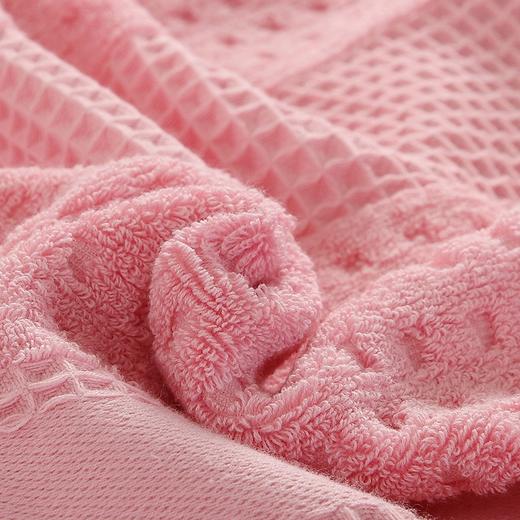 TY恒源祥彩羊蜂巢毛巾被（豆沙粉）180*220CM 1DQ2019-2【鲜享2.0】 商品图1