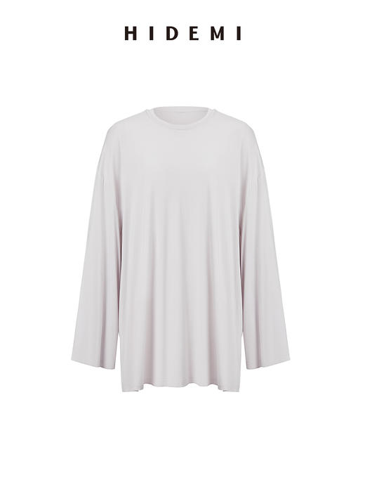 HIDEMI度假系列裸感圆领柔软长袖T恤 商品图12