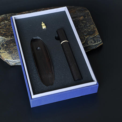 福禄°紫光檀+铜香插组合套装 商品图4