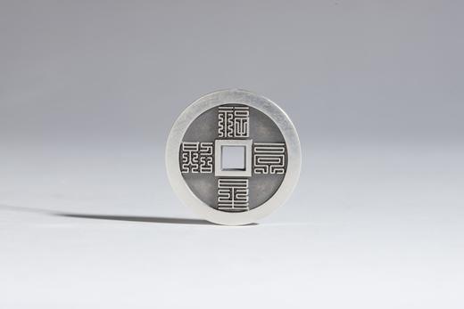 矩德泉坊 纯银手作  福星高照出行大吉九叠篆（2.9厘米版）626 商品图1