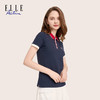 ELLE Active 夏季女装户外休闲百搭翻领短袖Polo上衣 商品缩略图0