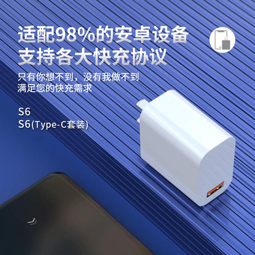 洛仕顿全兼容闪充66w闪充快充充电头套装 商品图1