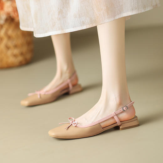 时尚优雅，里外全皮包头凉鞋XDD-6011F 商品图7