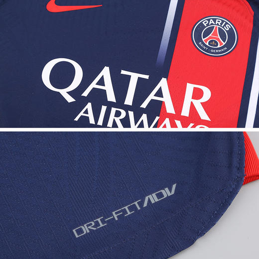 NIKE/耐克23-24赛季巴黎主场短袖球员版球衣成人男DX2620-411 商品图2