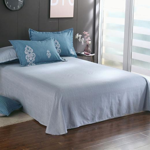 TY 恒源祥彩羊亲肤四件套-格林（蓝） 200*230CM 1DB1962【鲜享2.0】 商品图3