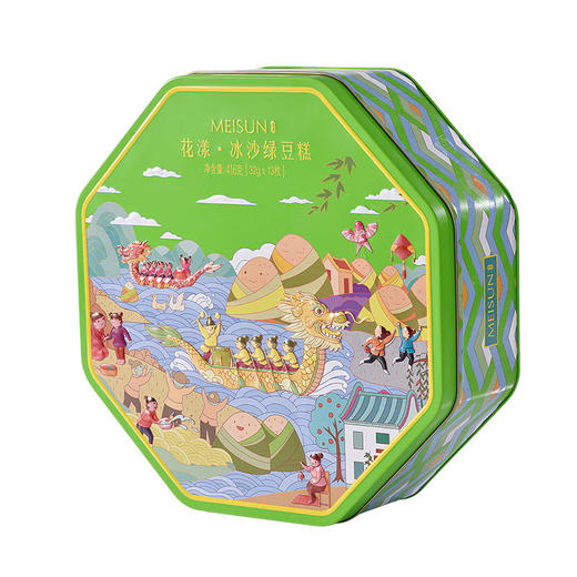 【香港美诚】花漾·冰沙绿豆糕416克 商品图0