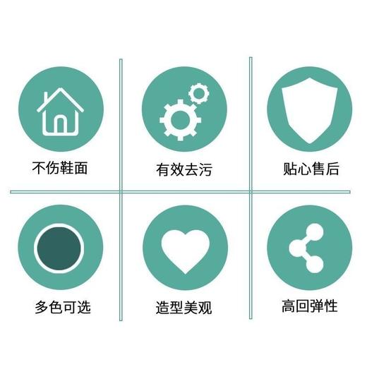 生胶双面鞋刷鹿绒去污清洁刷理绒除尘擦鞋刷雪地靴绒面翻毛皮刷子 商品图8