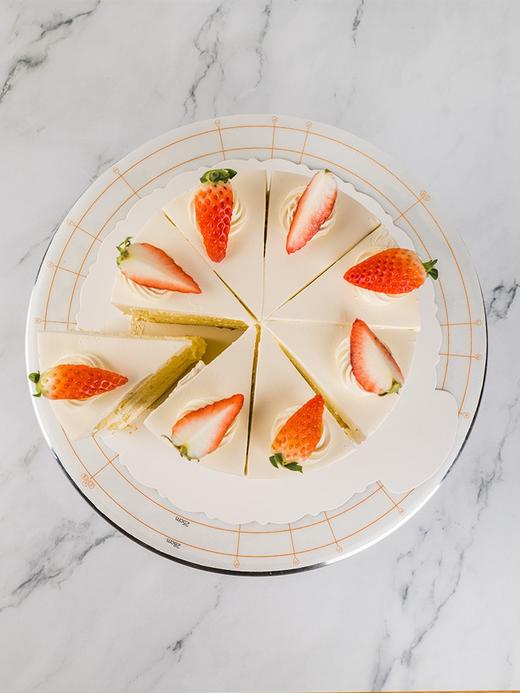 法焙客 蛋糕裱花转台防滑垫 圆形裱花台垫子   家用带刻度烘焙工具FB53628 商品图3