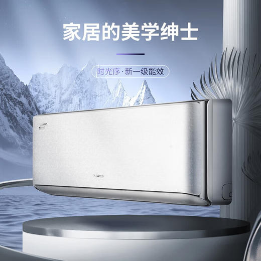 【拍定金享绿色节能补贴 云闪付到手价4299元】格力空调 时光序 新一级能效 变频冷暖 高温自清洁 智能WIFI除湿 壁挂式卧室空调 大1匹 商品图4