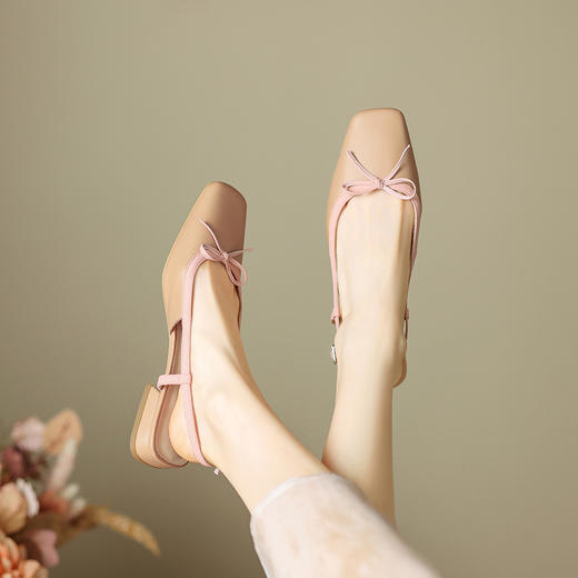 时尚优雅，里外全皮包头凉鞋XDD-6011F 商品图9