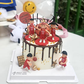 篮球小子一鲜奶动物奶油蛋糕