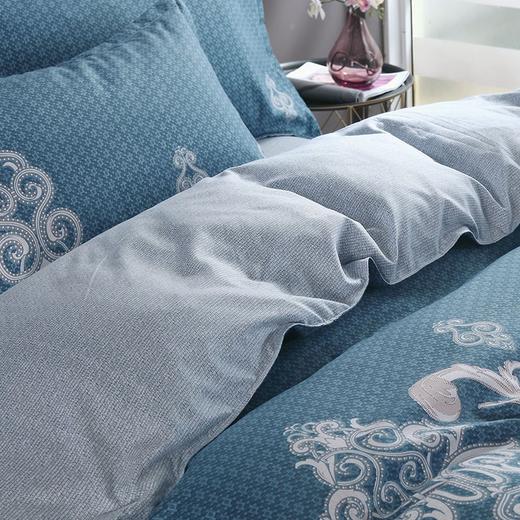 TY 恒源祥彩羊亲肤四件套-格林（蓝） 200*230CM 1DB1962【鲜享2.0】 商品图1