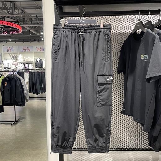 【XL断码】李宁2023新品夏男子韦德运动休闲舒适透气九分束脚卫裤AYKT309【无货退款】 商品图0