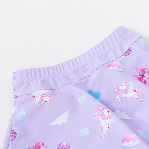 贝贝怡童装夏季新款女童分体泳衣宝宝速干衣防晒儿童泳帽泳衣套装232P2528 商品图7