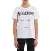 MOSCHINO COUTURE 莫斯奇诺 女士棉质字母徽标印花圆领短袖T恤 白色 0703 0540 2001 商品缩略图1