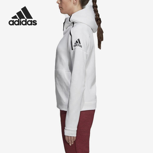 Adidas/阿迪达斯春秋新款ZNE女子舒适连帽休闲运动外套DN8508 商品图2