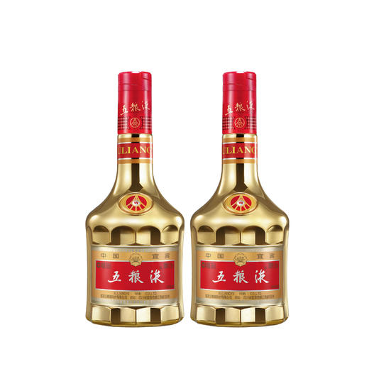 （双瓶装）五粮液·金装系列 52度 500mL*2瓶 商品图1