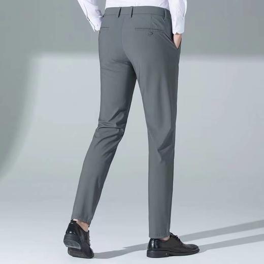 圣得西四面弹易打理休闲裤夏季商务修身直筒凉感裤子男长裤薄2322913001 商品图6