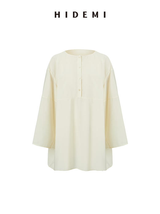 HIDEMI 度假系列清透云朵面料极简两穿廓形套装 上衣/阔腿裤 商品图9