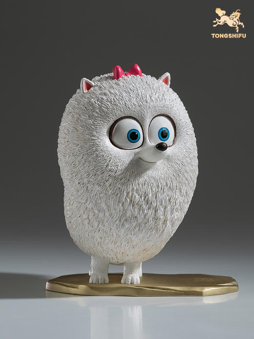 铜师傅 铜摆件《爱宠大机密》之啾啾 客厅桌面创意办公室狗装饰品 商品图2