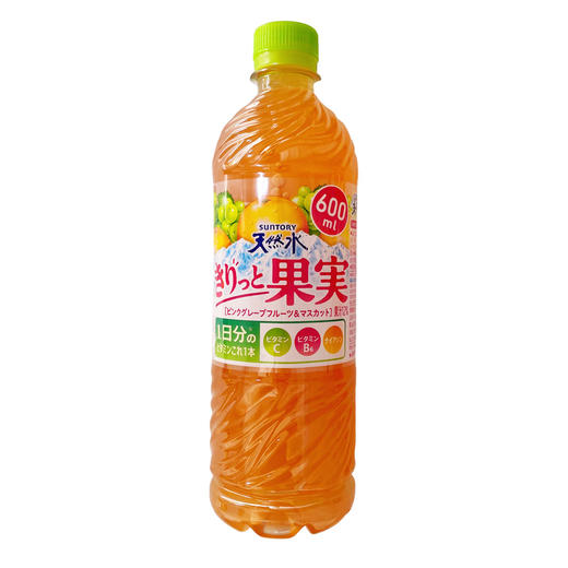 三得利葡萄柚玫瑰香乳条果汁饮料600ml 商品图4