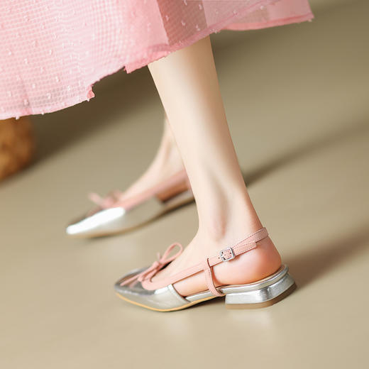 时尚优雅，里外全皮包头凉鞋XDD-6011F 商品图3