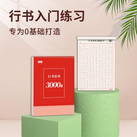 成人行书常用3000字行楷硬笔速成练习纸 商品图0