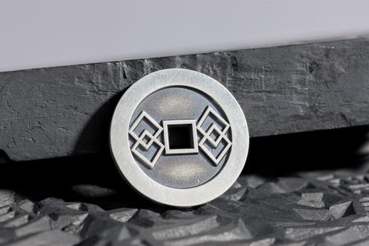 矩德泉坊 纯银手作    义记金钱（2.9厘米版）632 商品图5