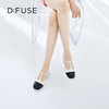 DFuse迪芙斯秋季新款羊皮圆头撞色T字带玛丽珍单鞋DF33111010 商品缩略图9