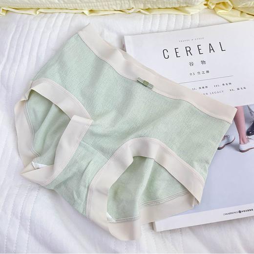 【穿上感觉没穿！纯棉内裤女A类5A级内裤】裸感无痕边边，贴合曲线，吸湿透气，柔软舒适亲肤，抗jun呼吸棉柔软舒适少女大码中腰三角裤粉丝专属 商品图7