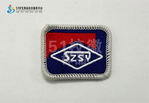 通版深圳实验学校织唛校徽礼服布标姓名字贴章可缝可烫现货现发51 商品图2