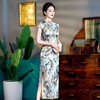 WX真丝旗袍桑蚕丝宴礼服连衣裙春夏气质修身 商品缩略图2