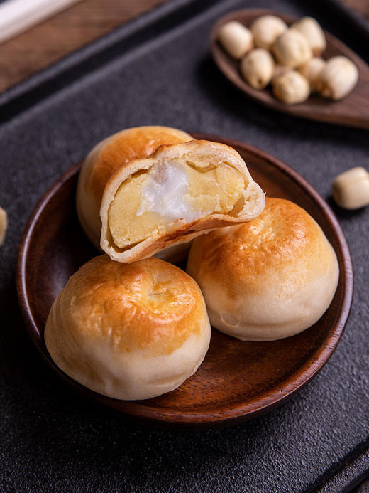 加送1盒绿豆饼！【好多饼饼】绿豆饼/芋相莲饼/莲子银耳饼/芋泥紫薯饼/黑米饼 5种口味随心搭配 现做现发 新鲜短保12天！ 商品图8
