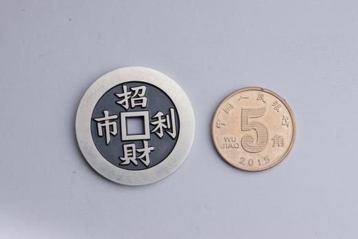 矩德泉坊 纯银手作  招财利市背献宝图（2.9厘米版）634 商品图7