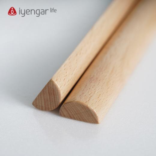 A1050小半圆棍（2根/组） 瑜伽小半圆木棍（拍一发一组） 商品图1